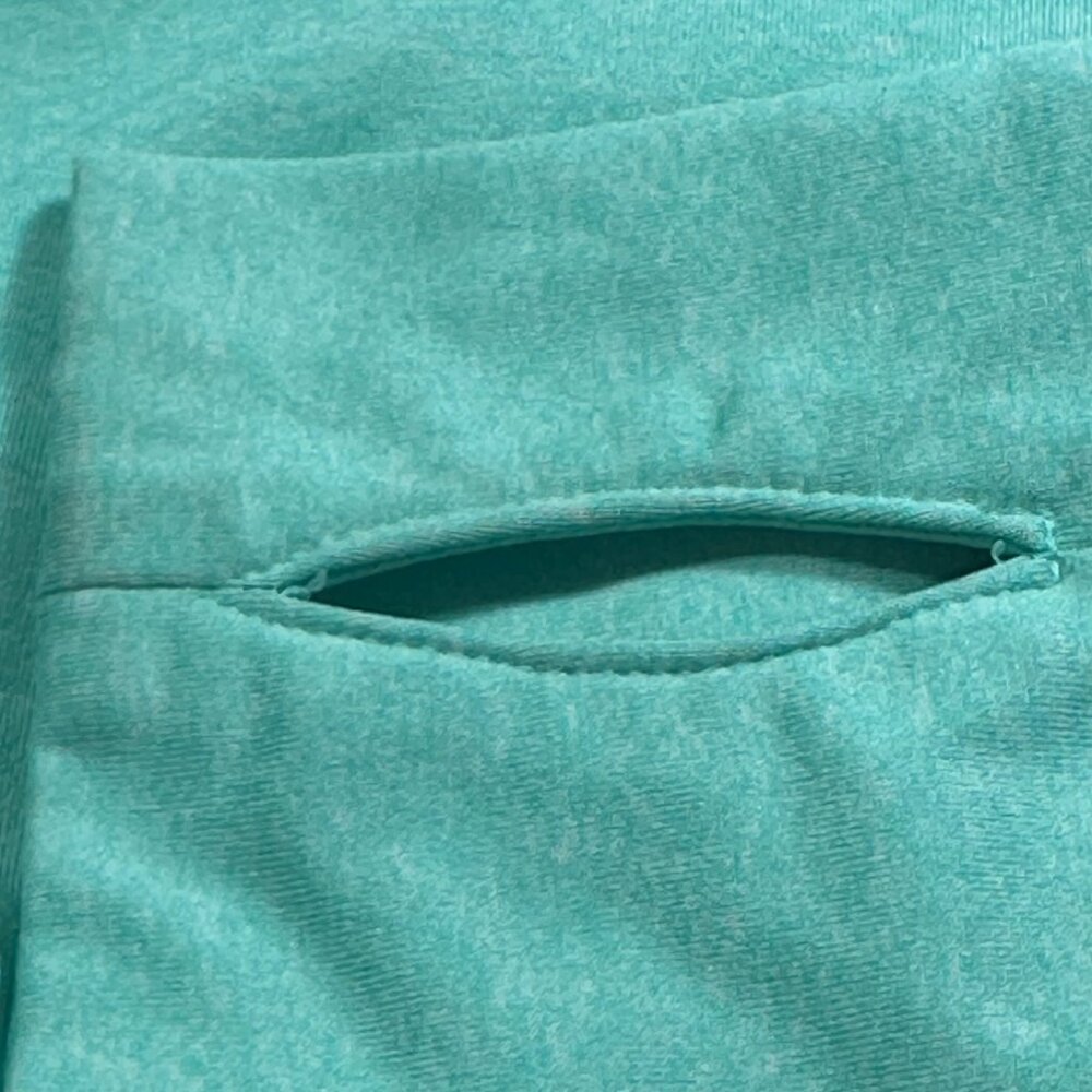 VICTORIA SECRET PINK Ultimate half zip pullover Size Medium Mint Activewear - Picture 9 of 15